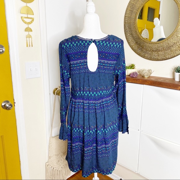 Wild Blue L Sadie Robertson Boho Dress - Picture 3 of 12